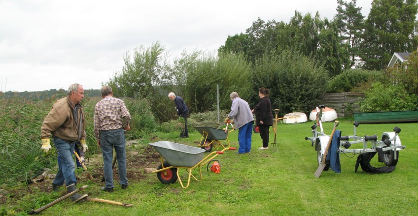 arbejdssjak i fuld fart